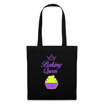 baking queen - Tote Bag - black - Front