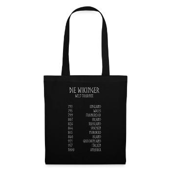 Viking tour dates - Tote Bag - black - Front