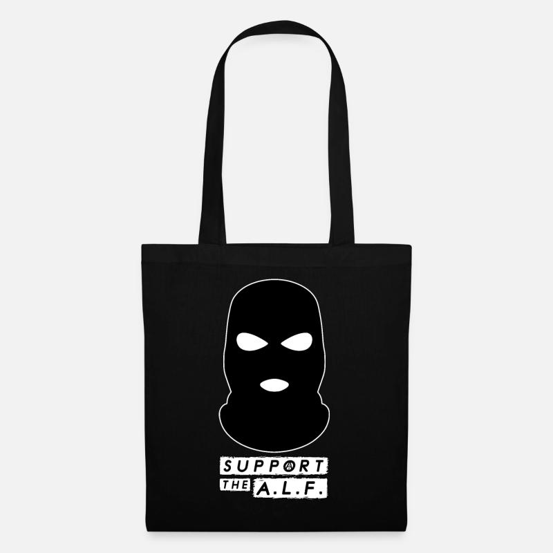 Support The A.L.F. (Animal Liberation Front) - Stoffbeutel - Schwarz