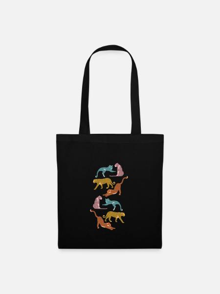 Wild animals - Tote Bag - black