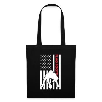 Sport Us Flag Flag Football - Sac en tissu - noir - Devant