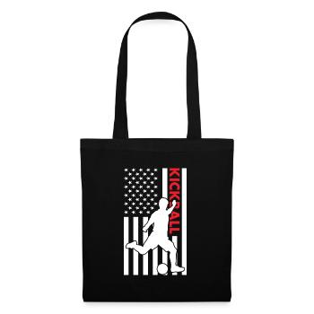 Sport Us Flag Kickball - Sac en tissu - noir - Devant