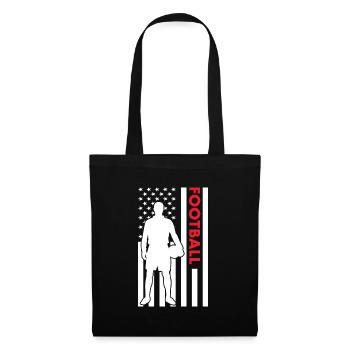 Sport Us Flag Football - Sac en tissu - noir - Devant