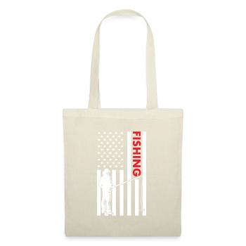 Fisher Us Flag Fishing - Tote Bag - nature - Front