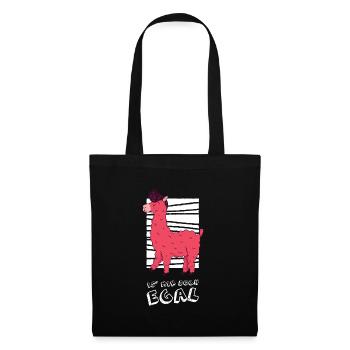 Lama I don't care " - Tote Bag - black - Front