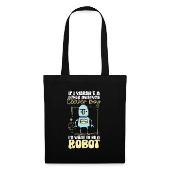 Technicien en robotique mécanique Android - Sac en tissu - noir - Devant