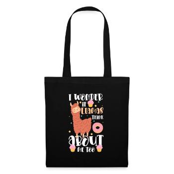 Llama Animal Soft - Tote Bag - black - Front