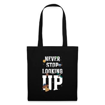 Astronomy Space Galaxy Astronaut - Tote Bag - black - Front