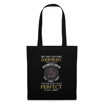 Libra Zodiac September Stars - Tote Bag - black - Front