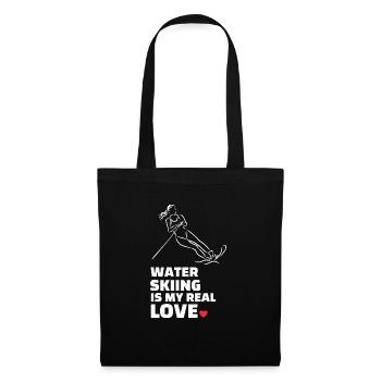 I love water skiing - Tote Bag - black - Front