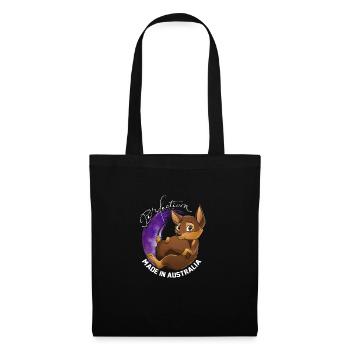 Kelpie Galaxie - Chocolat Feu - Sac en tissu - noir - Devant