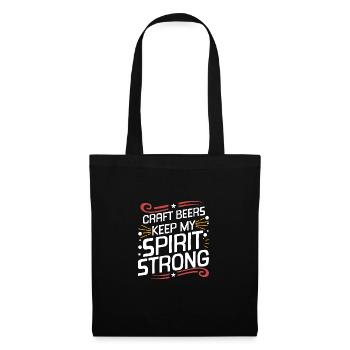 Craft Beers Keep My Spirit Strong Design for Beer - Tote Bag - black - Front