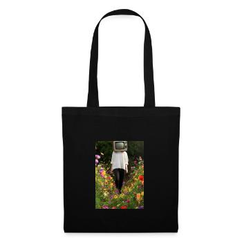 Flower TV Frauen - Stoffbeutel - Schwarz - Vorne