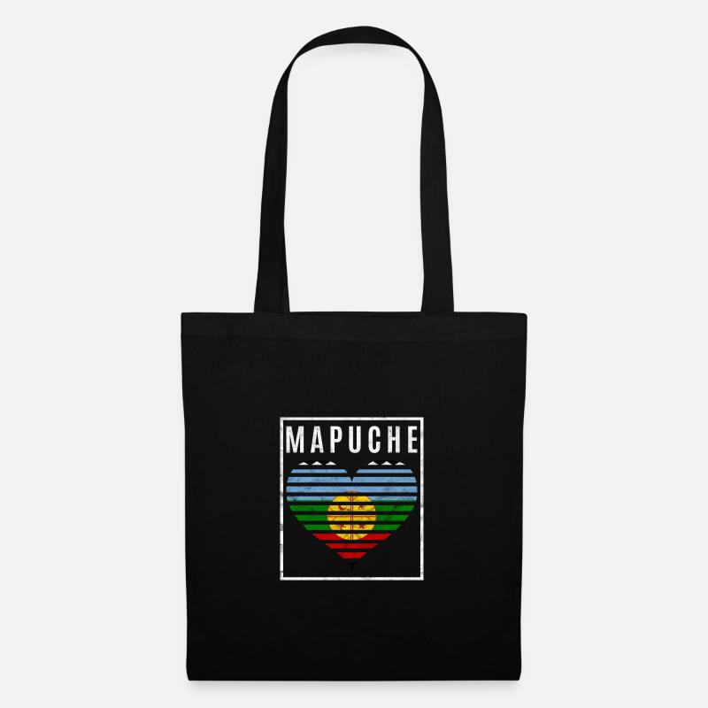 Mapuche - Stoffbeutel - Schwarz