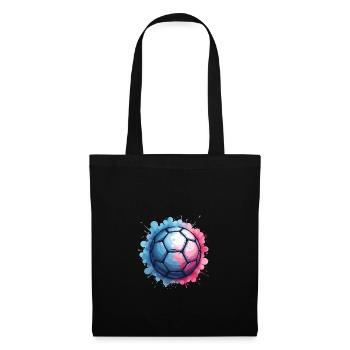 handball geschenkideen - handballer - Stoffbeutel - Schwarz - Vorne