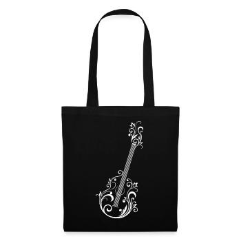 Artistic guitar design - Tote Bag - black - Front