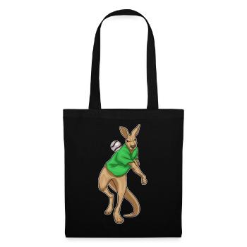 Baseball Kangourou - Sac en tissu - noir - Devant
