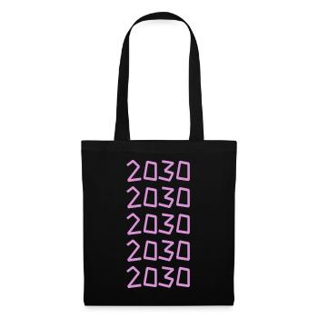 Vintage 2030 - Tote Bag - black - Front
