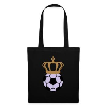 Football, Soccer King (3 colors) - Tote Bag - black - Front