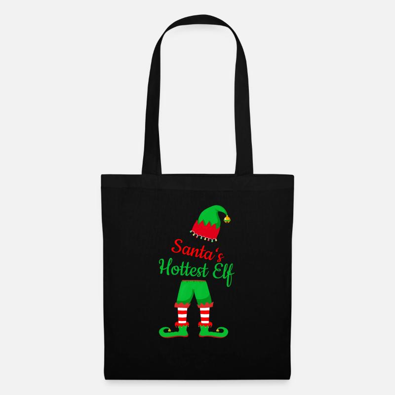 Hottest Elf - Stoffbeutel - Schwarz