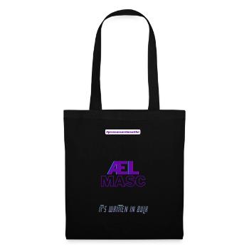 #pronounsarebeautiful æl/masc - Sac en tissu - noir - Devant