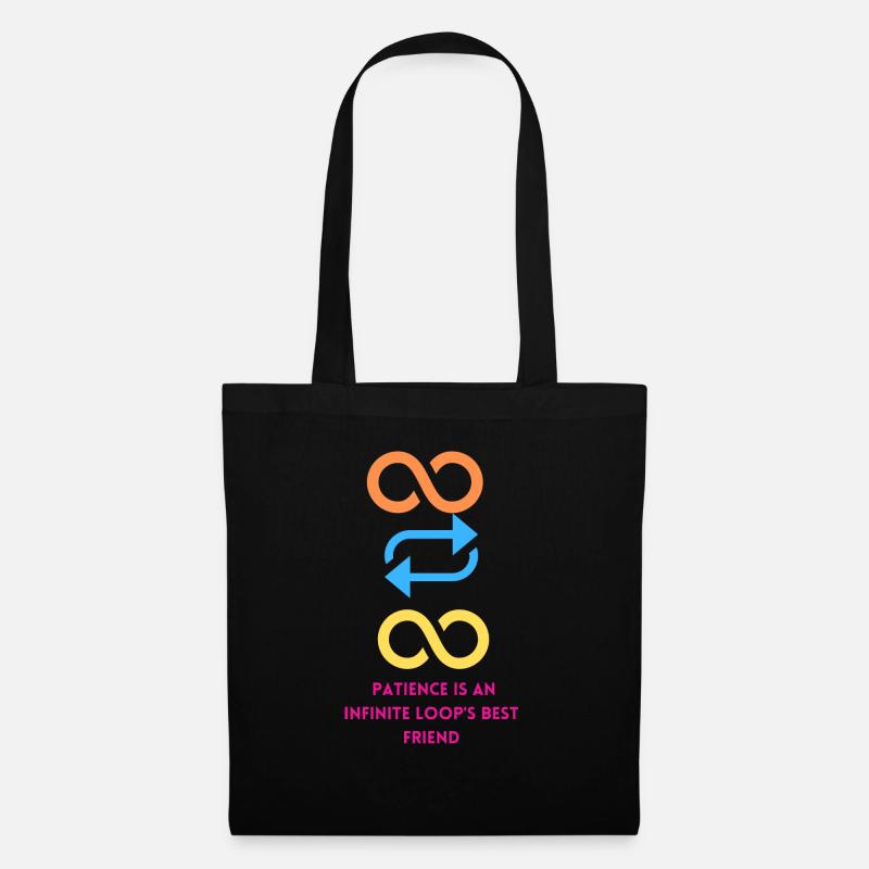 World of Coding Tee - Stoffbeutel - Schwarz
