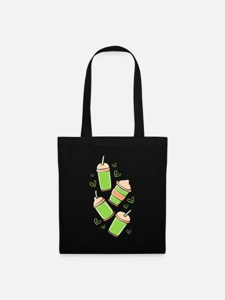 Matcha Tee - Stoffbeutel - Schwarz