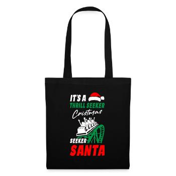 Roller Coaster Christmas - Tote Bag - black - Front