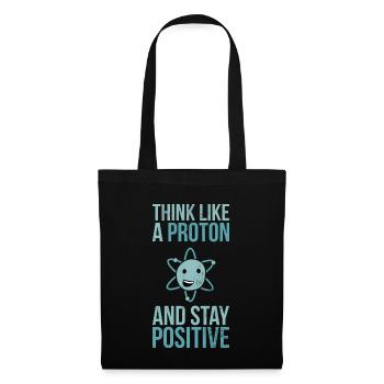 Penser comme Proton - la science - Sac en tissu - noir - Devant