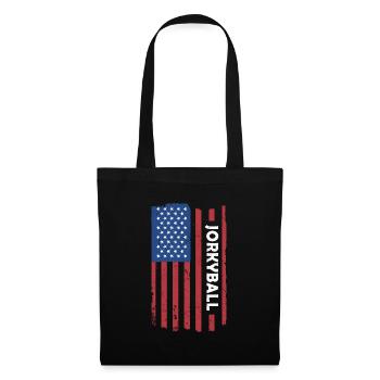 Sport Us Flag Jorkyball - Tote Bag - black - Front