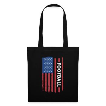 Sport Us Flag Football - Sac en tissu - noir - Devant