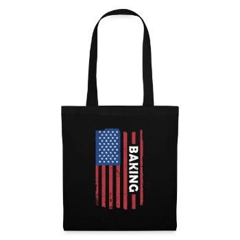 Baker Us Flag Baking - Tote Bag - black - Front
