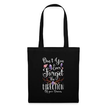 Rêve, Foi, Bonheur, Paix - Sac en tissu - noir - Devant