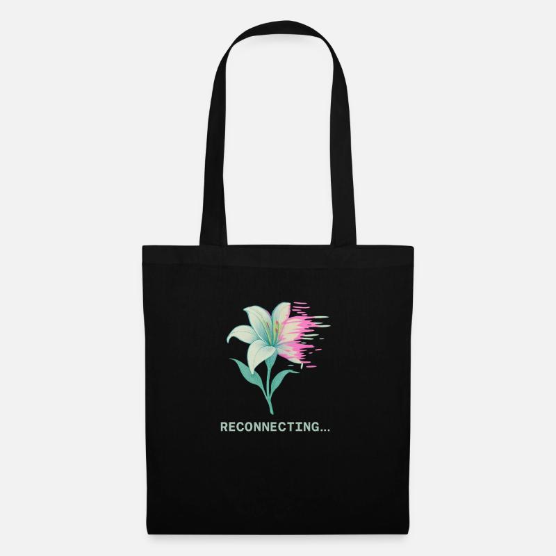 Reconnecting - Stoffbeutel - Schwarz