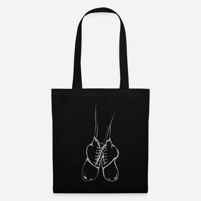 Guard boots white | Black & White Collection - Tote Bag - black
