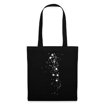stars,white,illustration,star - Tote Bag - black - Front