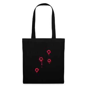 Bullet Hole - Tote Bag - black - Front