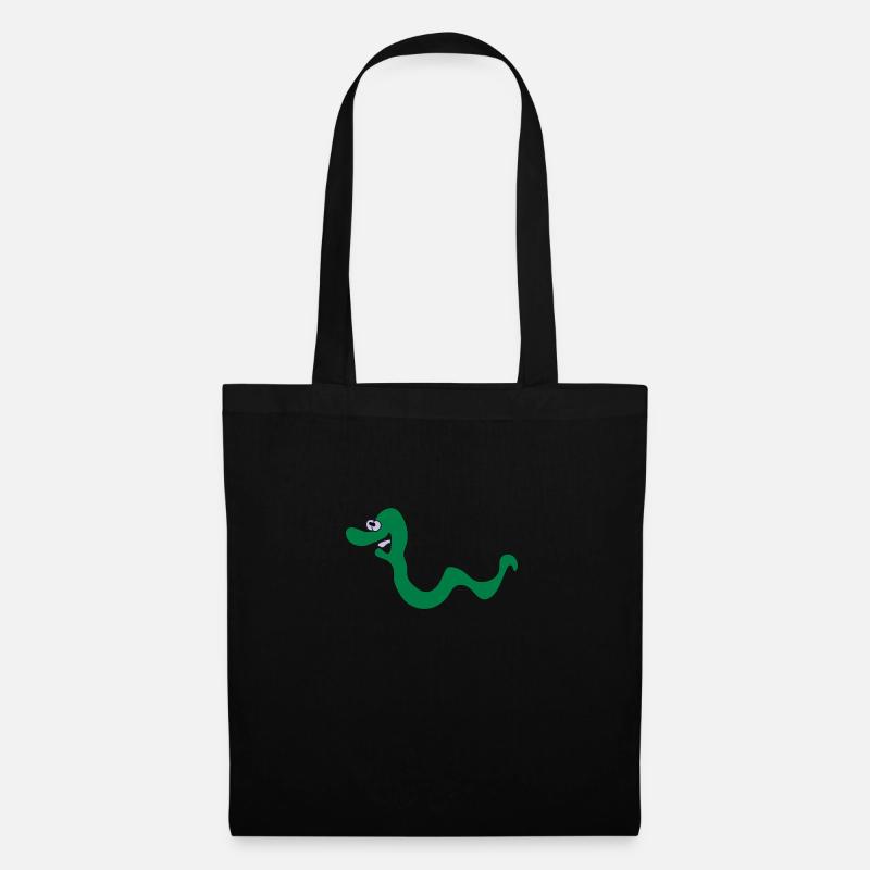 wormy - Tote Bag - black