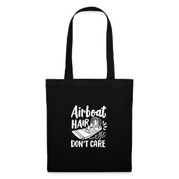 Les cheveux de l’aéroglisseur ne s’en soucient pas - Sac en tissu - noir - Devant