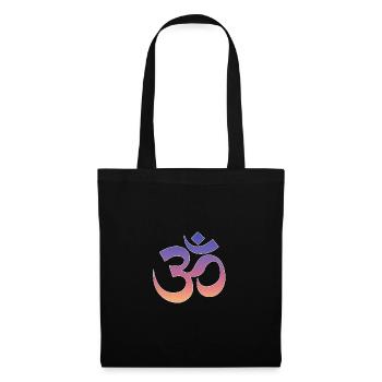 Om Yoga - Stoffbeutel - Schwarz - Vorne