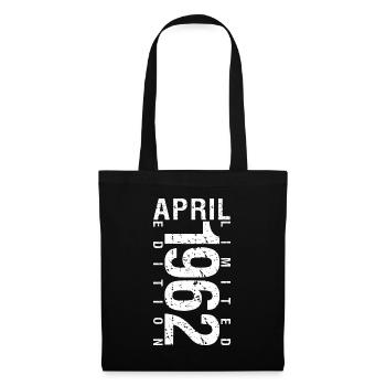 April 1962 April birthday gift 1962 - Tote Bag - black - Front