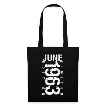 June 1963 June birthday gift June 1963 - Tote Bag - black - Front