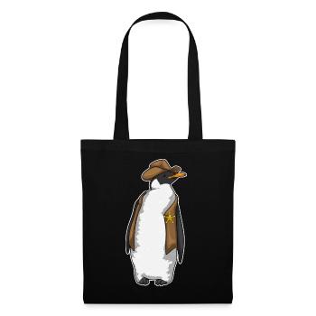 Chapeau du shérif du shérif Pingouin - Sac en tissu - noir - Devant