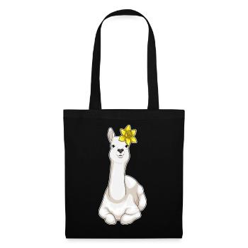 Llama Daffodil - Tote Bag - black - Front
