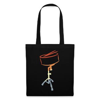 Vintage Drum - Tote Bag - black - Front