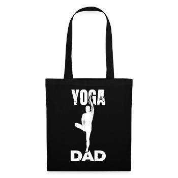 Yoga Dad - Stoffbeutel - Schwarz - Vorne