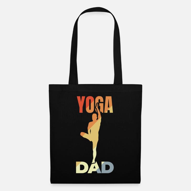 Yoga Vater - Stoffbeutel - Schwarz