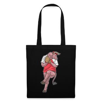 Bull Baseball Gant de baseball - Sac en tissu - noir - Devant