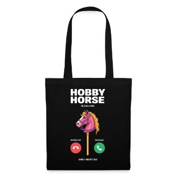 Hobby Horse t’appelle - Sac en tissu - noir - Devant