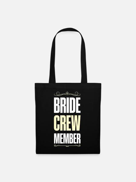 Bride Crew - Stoffbeutel - Schwarz